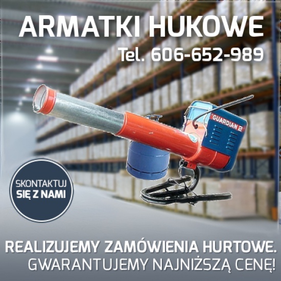 Hurtownia armatek hukowych. Działka hukowe. Armatka hukowa.